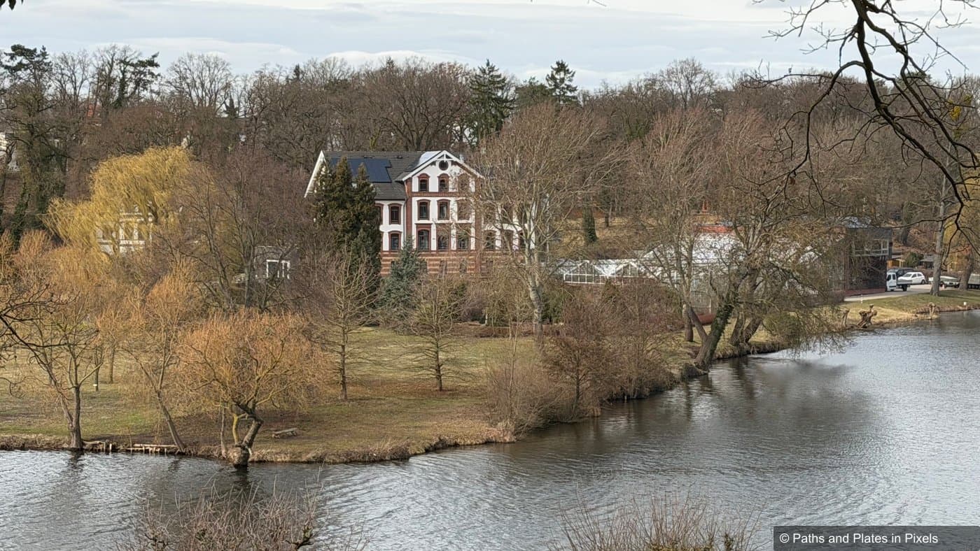 Our hotel seen from the other side of the lake